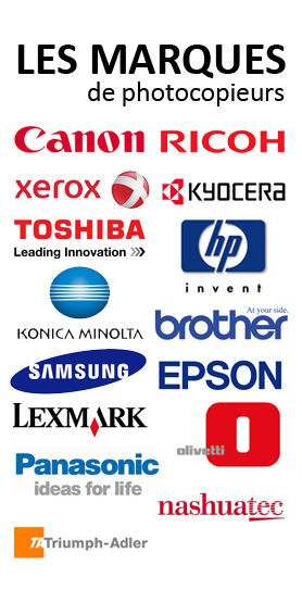 Marques de photocopieurs partenaire