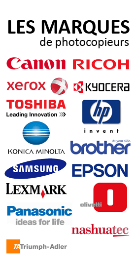 Marques de photocopieurs partenaire