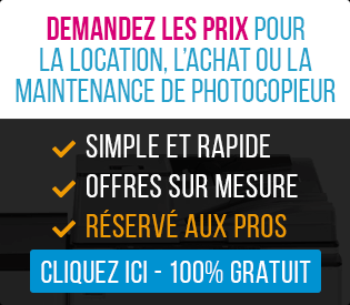 Les prix de location photocopieur