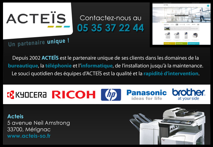 Acteis, partenaire de L.E.P pour la Charente